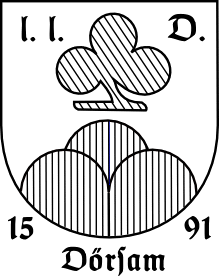 Crest of Joh. Jacob Drsam 1591 (Hessisches Wappenbuch)