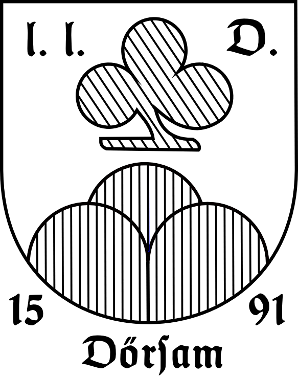 Crest of Joh. Jacob Drsam 1591 (Hessisches Wappenbuch)